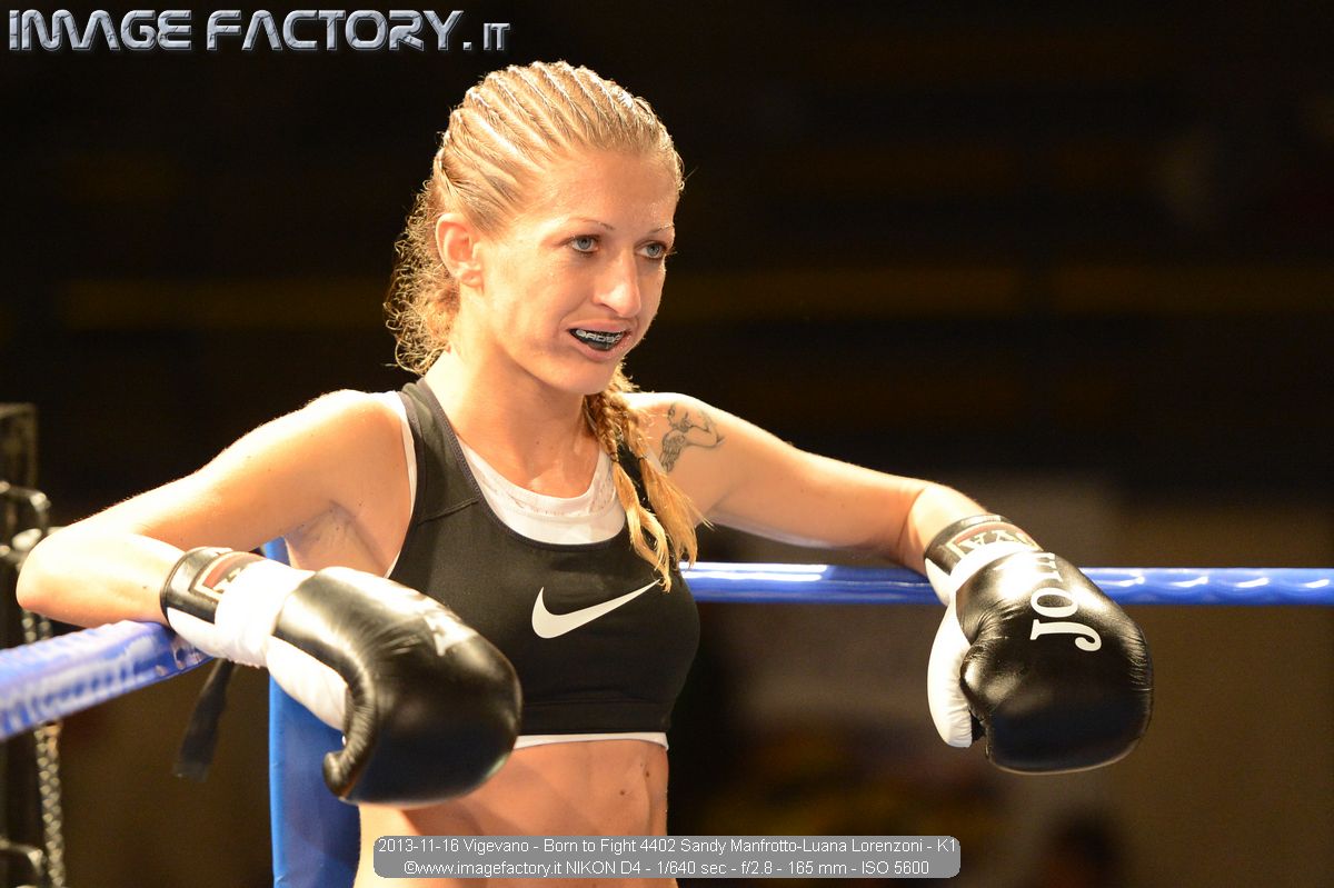 2013-11-16 Vigevano - Born to Fight 4402 Sandy Manfrotto-Luana Lorenzoni - K1